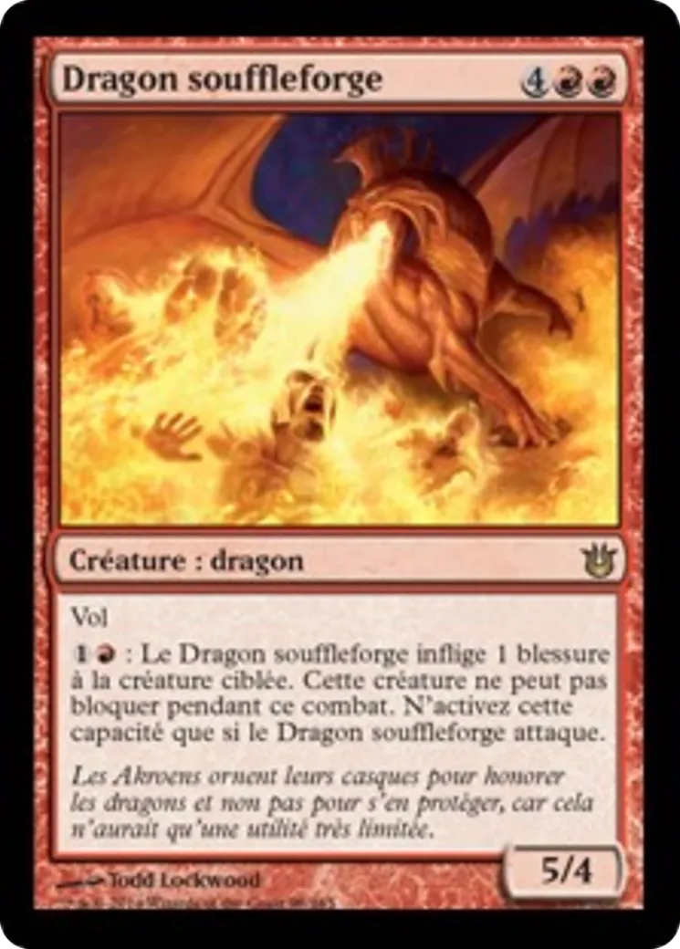 Dragon souffleforge — Born of the Gods — Magic: The Gathering