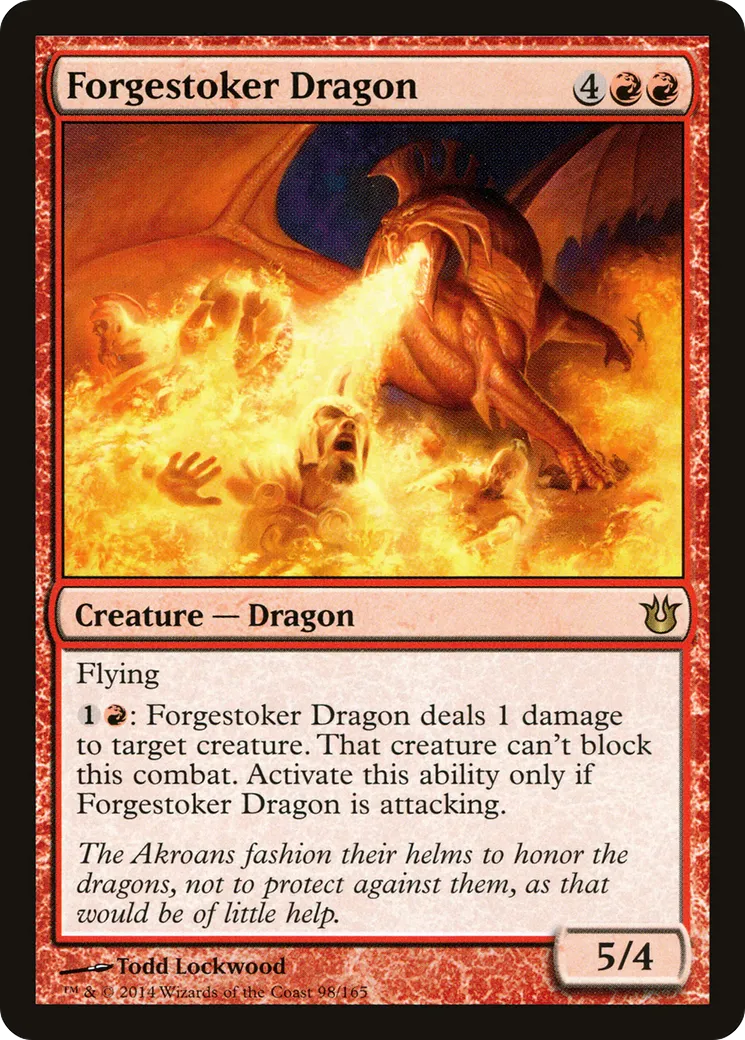 Forgestoker Dragon — Born of the Gods — Magic: The Gathering