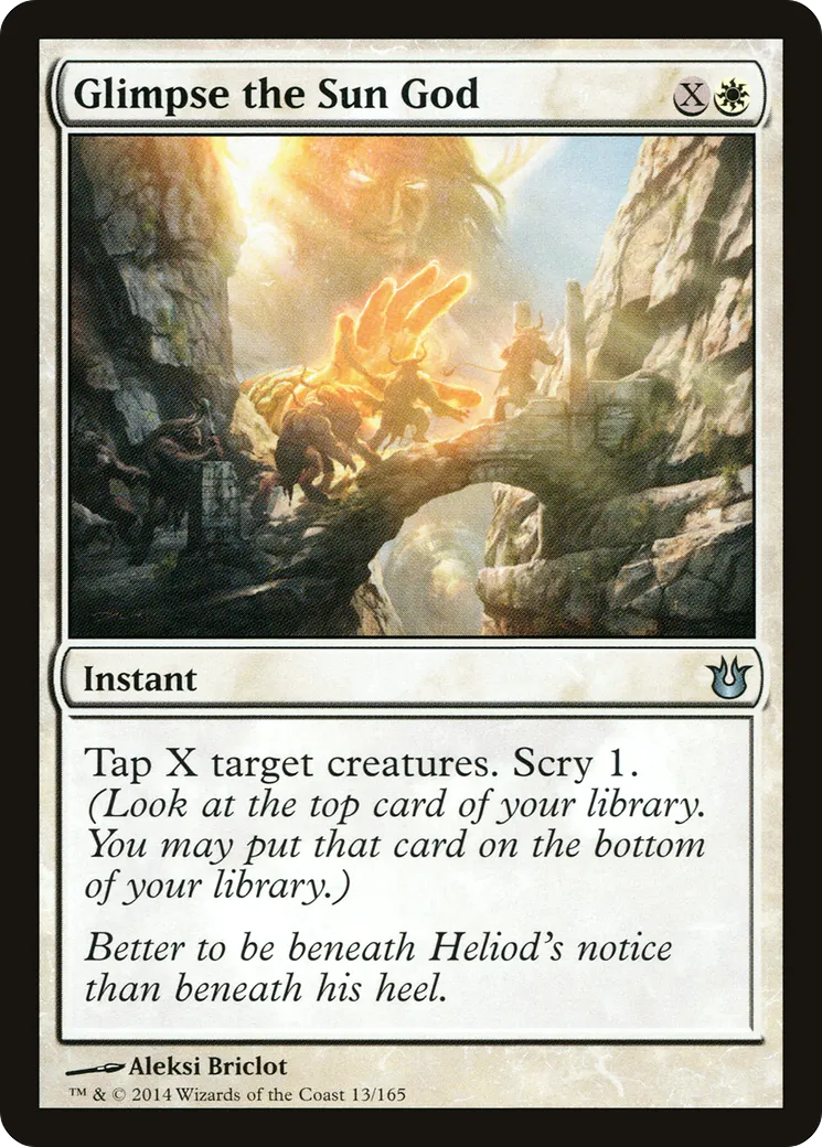 Glimpse the Sun God — Born of the Gods — Magic: The Gathering