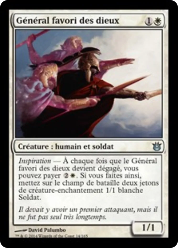 Général favori des dieux — Born of the Gods — Magic: The Gathering
