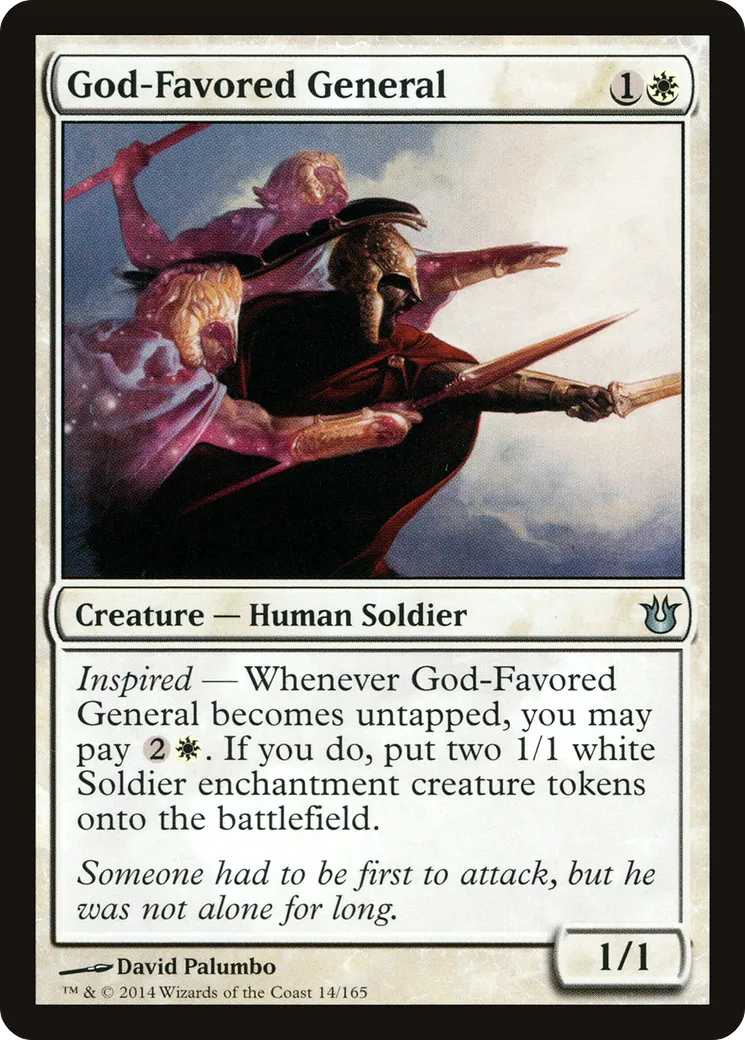 Général favori des dieux — Born of the Gods — Magic: The Gathering