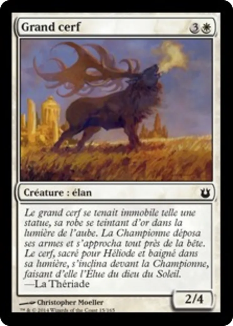 Grand cerf — Born of the Gods — Magic: The Gathering