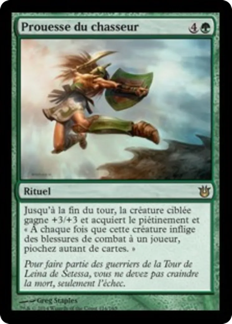 Prouesse du chasseur from Born of the Gods - Magic: The Gathering