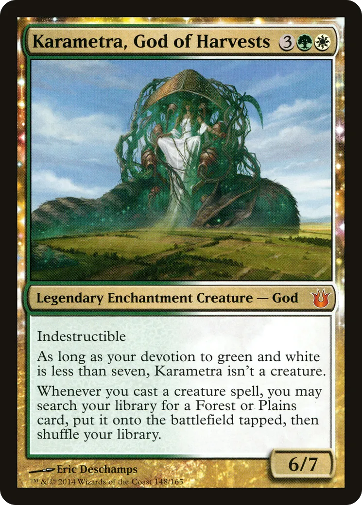 Karametra, God of Harvests — Born of the Gods — Magic: The Gathering