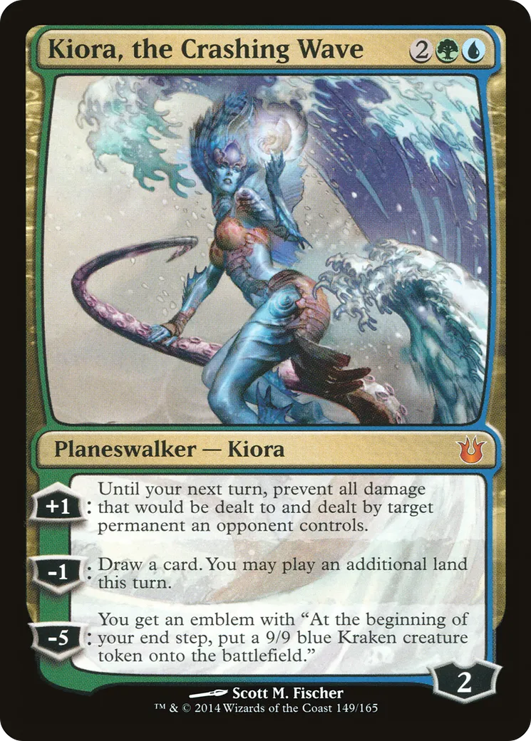 Kiora, the Crashing Wave — Born of the Gods — Magic: The Gathering