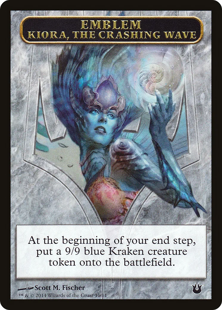 Kiora, the Crashing Wave Emblem — Born of the Gods — Magic: The Gathering
