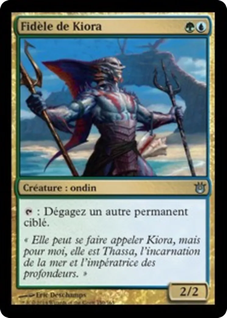 Fidèle de Kiora — Born of the Gods — Magic: The Gathering