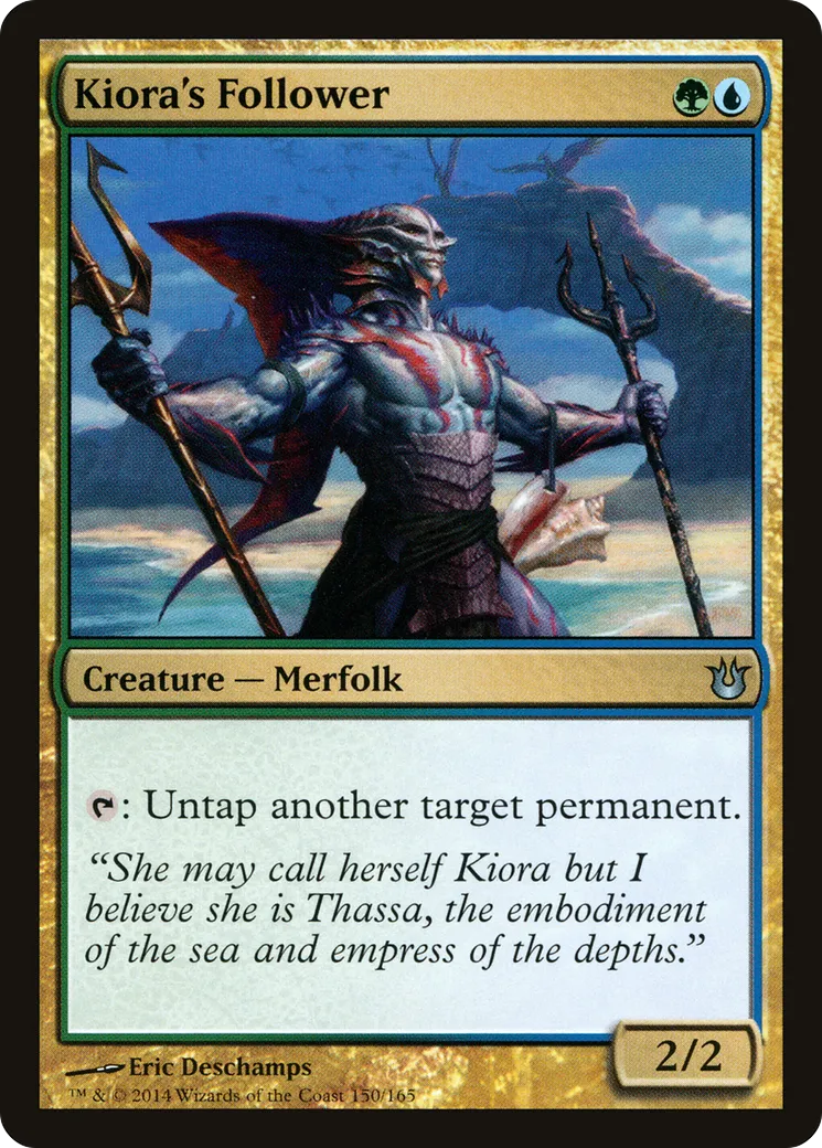 Kiora's Follower — Born of the Gods — Magic: The Gathering