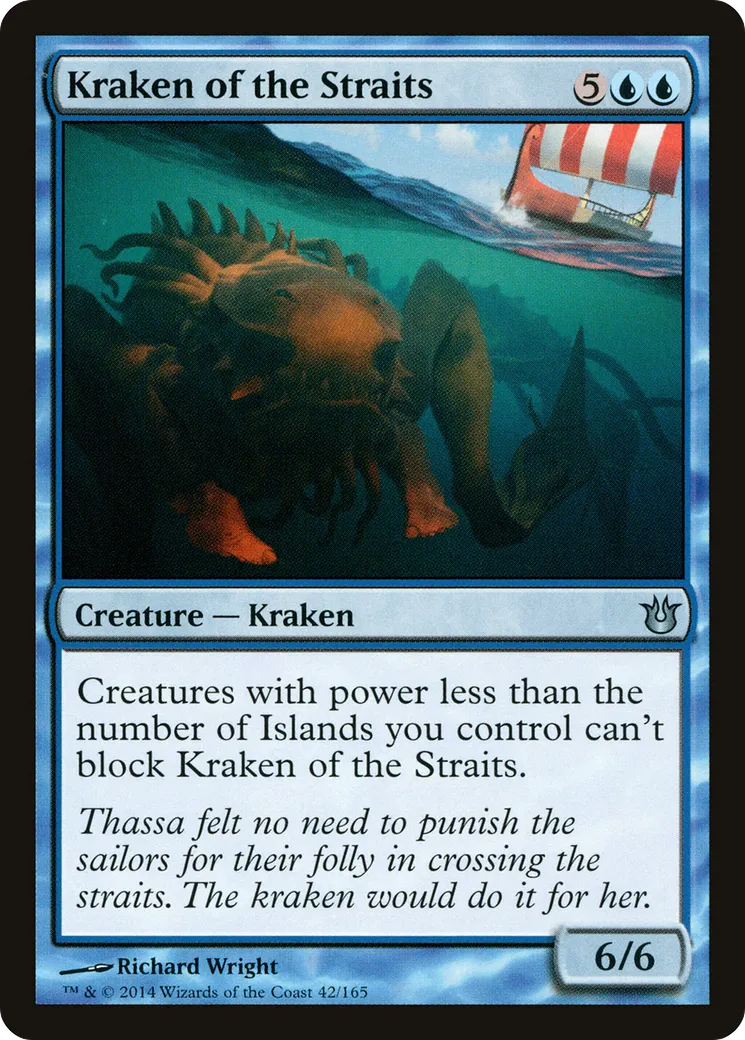 Kraken des détroits — Born of the Gods — Magic: The Gathering