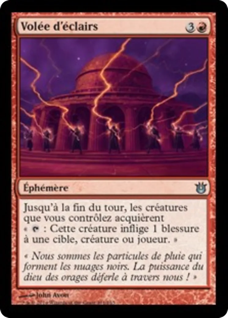 Volée d'éclairs — Born of the Gods — Magic: The Gathering