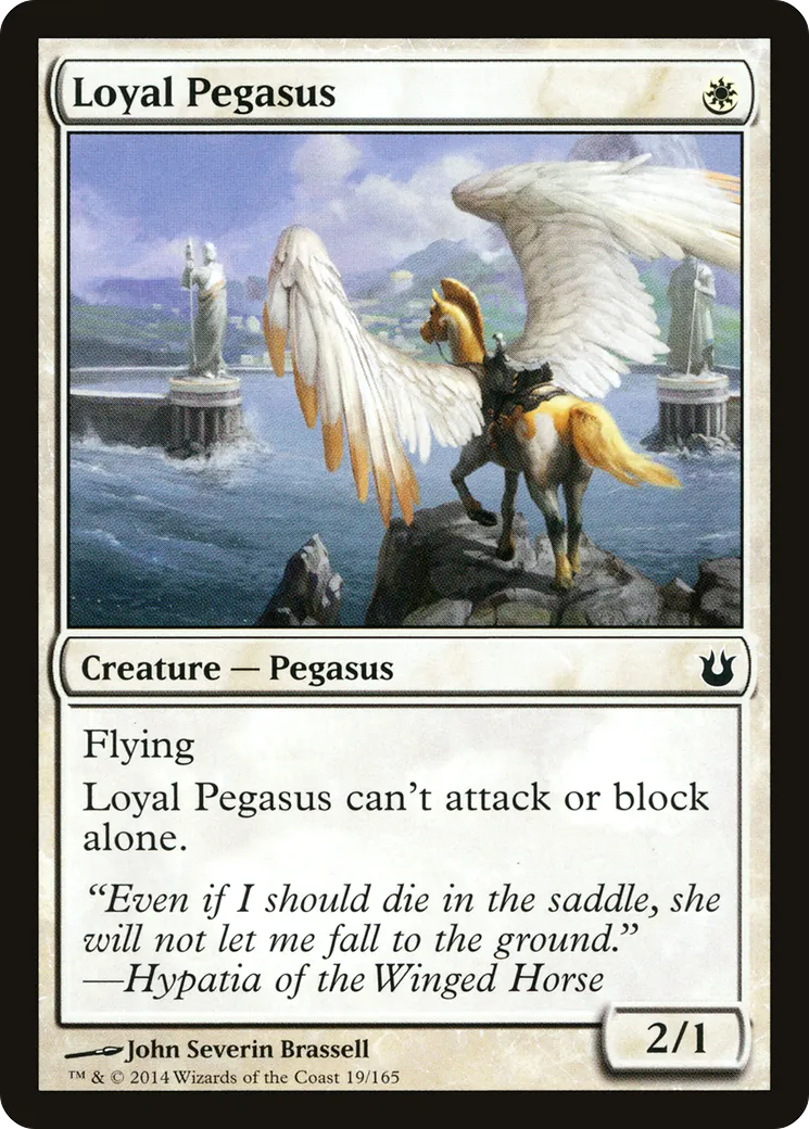 Loyal Pegasus — Born of the Gods — Magic: The Gathering
