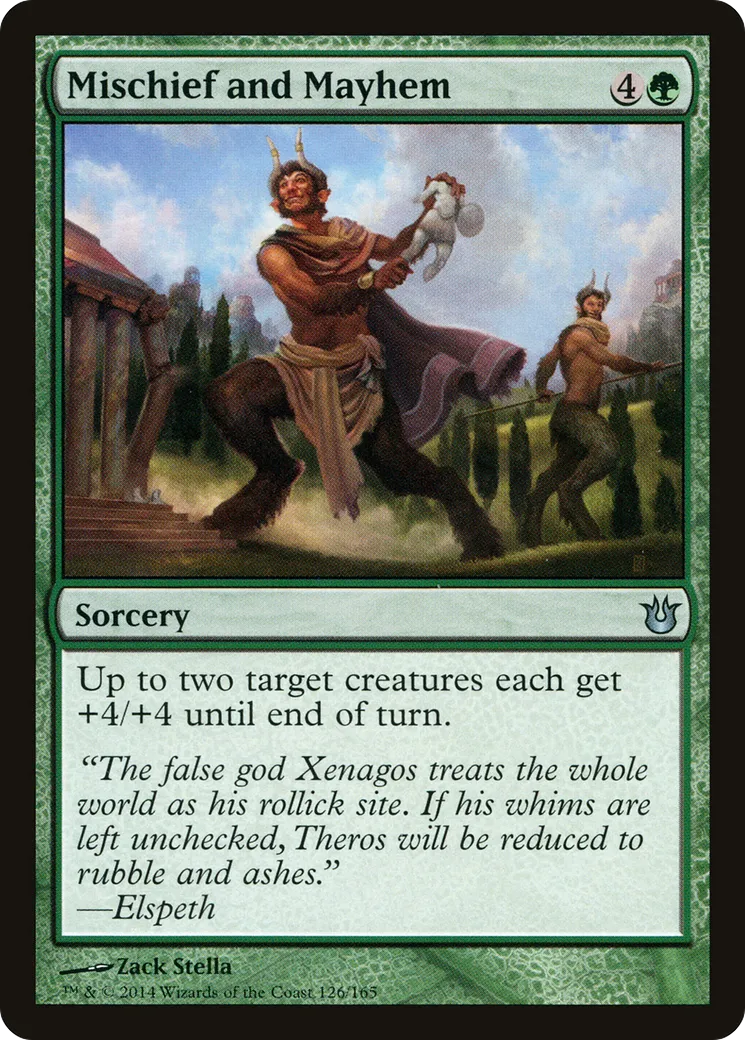 Mischief and Mayhem — Born of the Gods — Magic: The Gathering