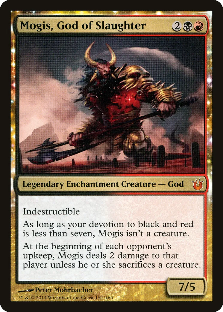 Mogis, dieu du Massacre — Born of the Gods — Magic: The Gathering