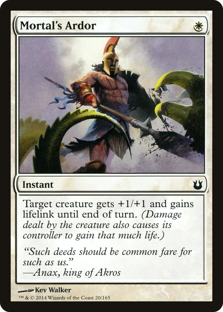 Ardeur des mortels — Born of the Gods — Magic: The Gathering