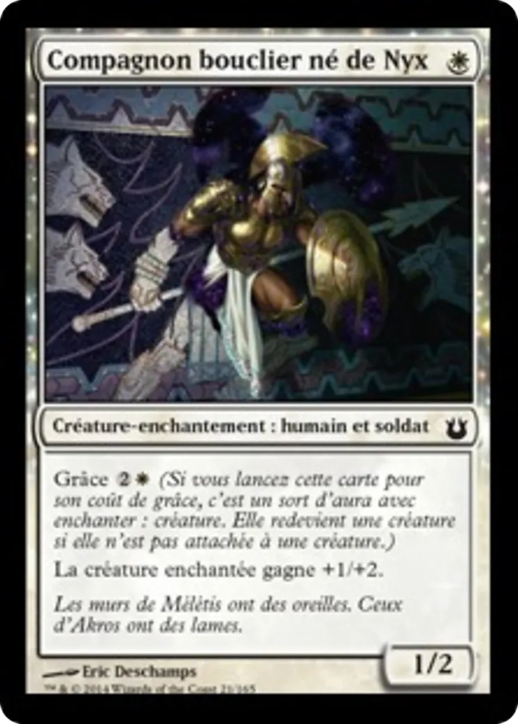 Compagnon bouclier né de Nyx — Born of the Gods — Magic: The Gathering