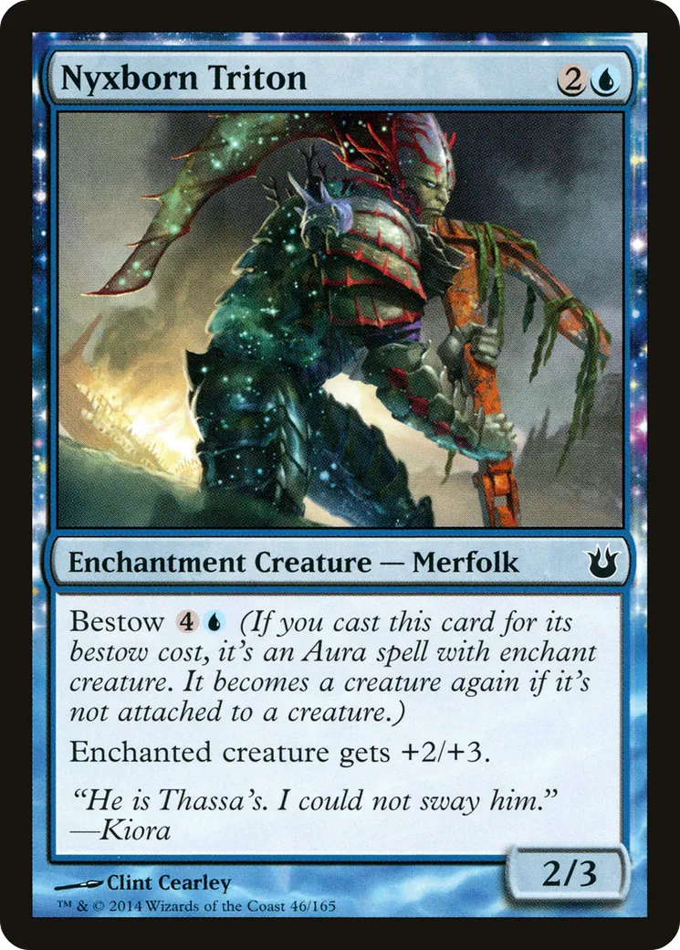 Triton né de Nyx — Born of the Gods — Magic: The Gathering