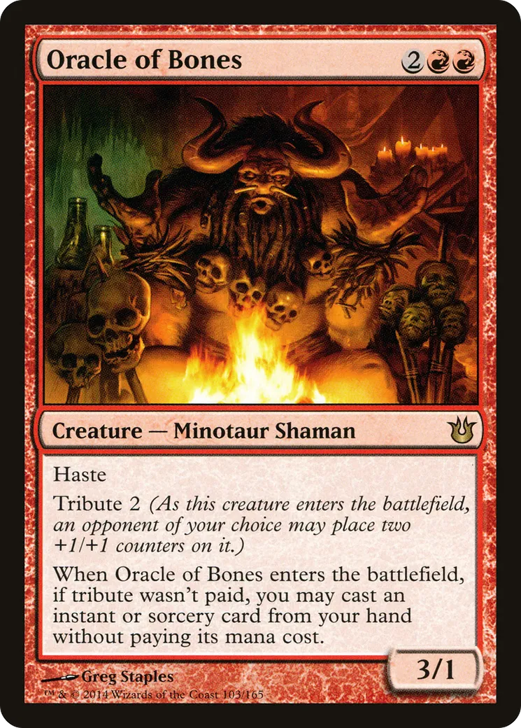 Oracle of Bones — Born of the Gods — Magic: The Gathering