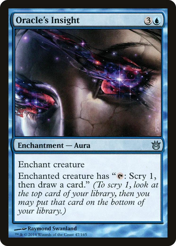 Oracle's Insight from Born of the Gods - Magic: The Gathering