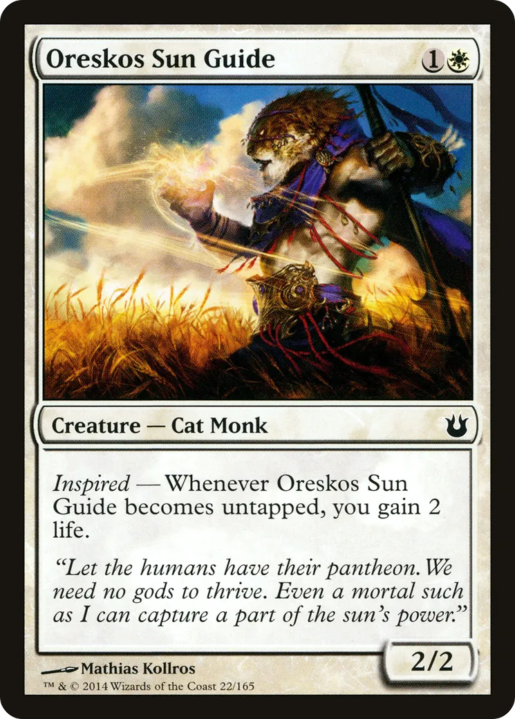 Oreskos Sun Guide — Born of the Gods — Magic: The Gathering