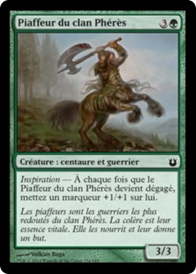 Piaffeur du clan Phérès — Born of the Gods — Magic: The Gathering