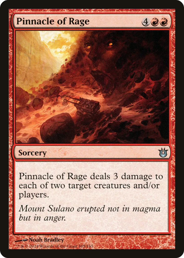 Pinacle de rage — Born of the Gods — Magic: The Gathering