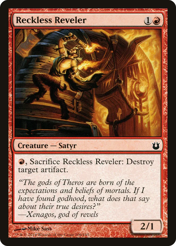 Reckless Reveler — Born of the Gods — Magic: The Gathering