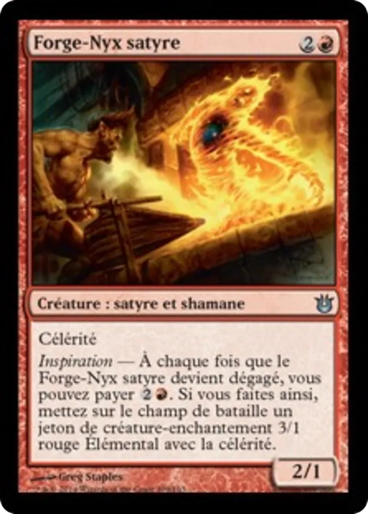 Forge-Nyx satyre — Born of the Gods — Magic: The Gathering