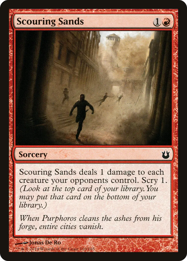 Scouring Sands — Born of the Gods — Magic: The Gathering