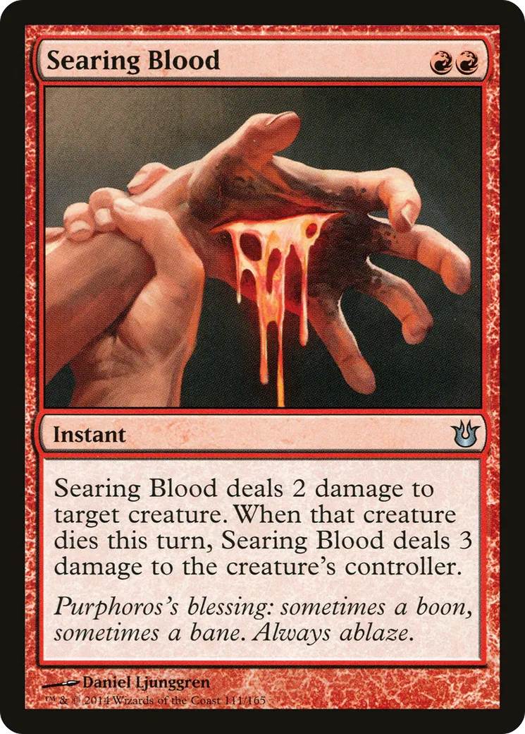 Searing Blood — Born of the Gods — Magic: The Gathering