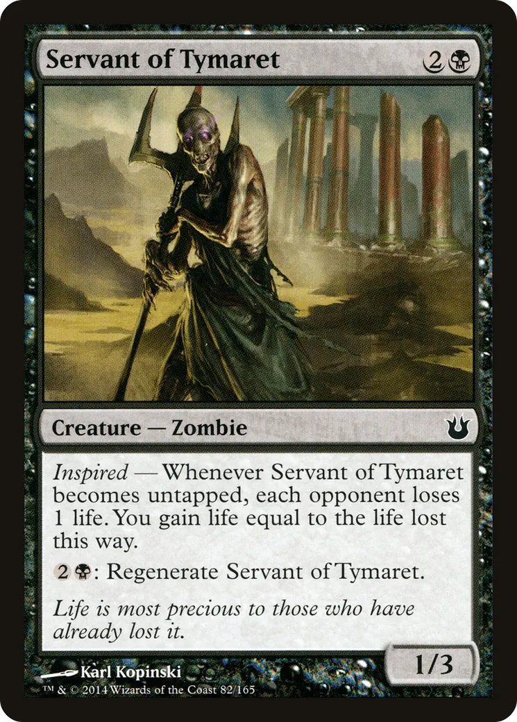 Servant of Tymaret — Born of the Gods — Magic: The Gathering