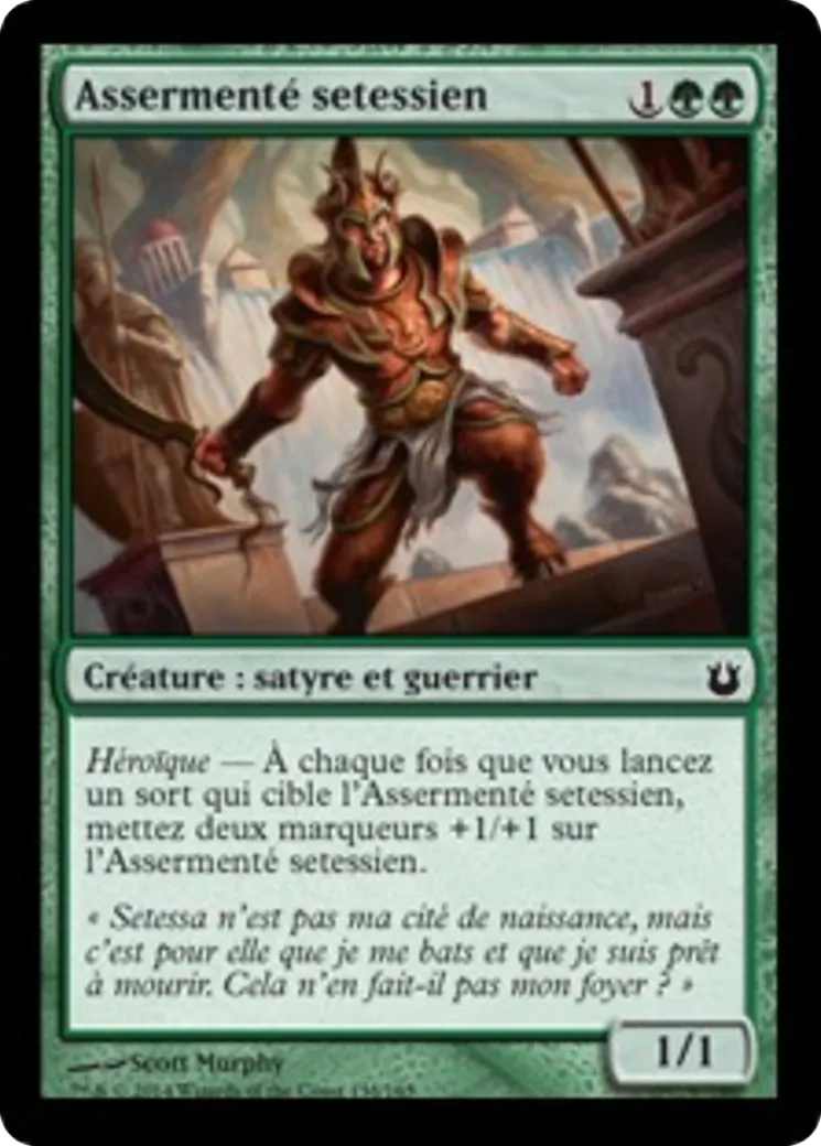Assermenté setessien — Born of the Gods — Magic: The Gathering