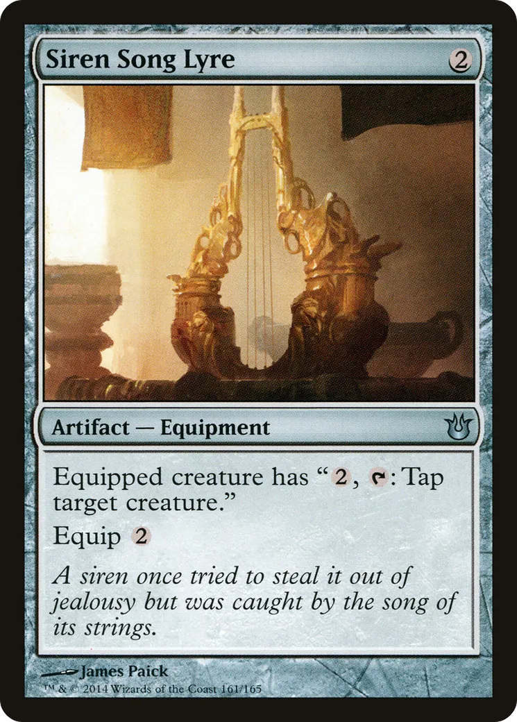 Siren Song Lyre — Born of the Gods — Magic: The Gathering