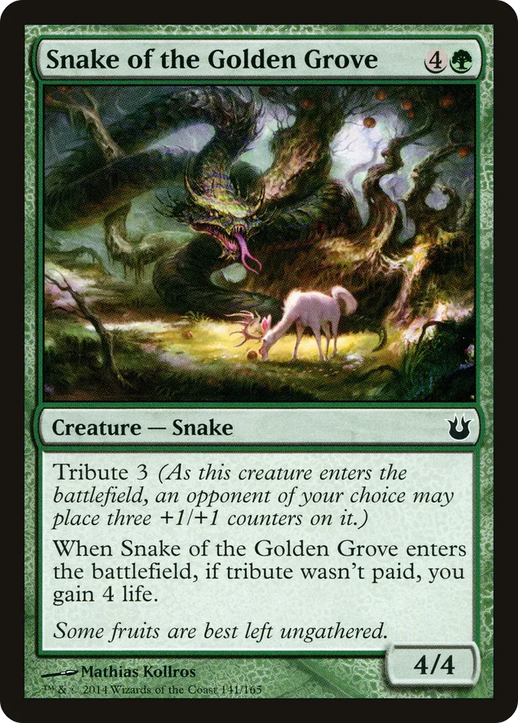 Serpent du Bosquet d'Or — Born of the Gods — Magic: The Gathering