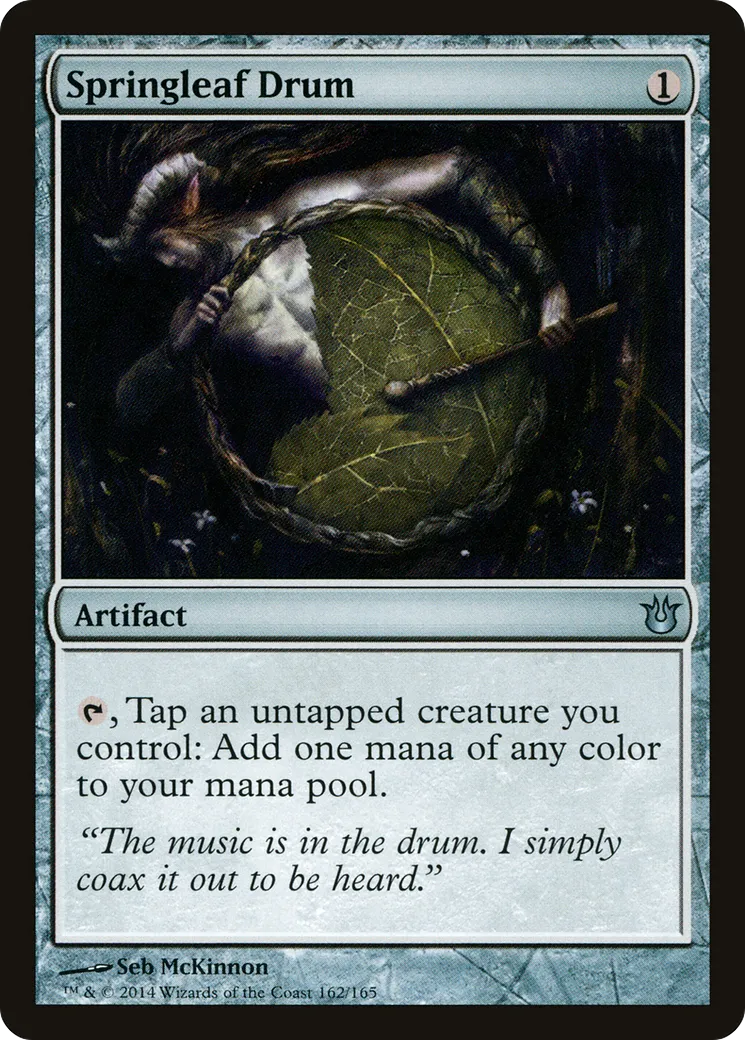 Springleaf Drum — Born of the Gods — Magic: The Gathering