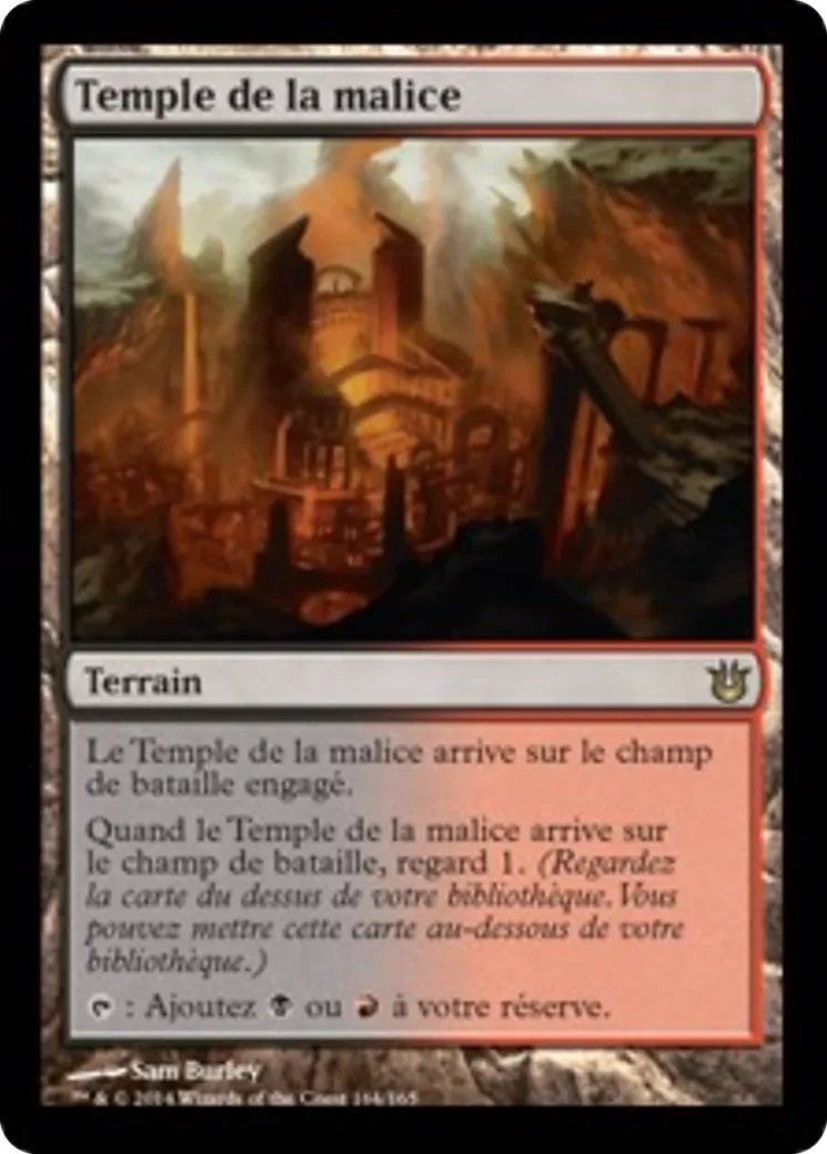 Temple de la malice — Born of the Gods — Magic: The Gathering