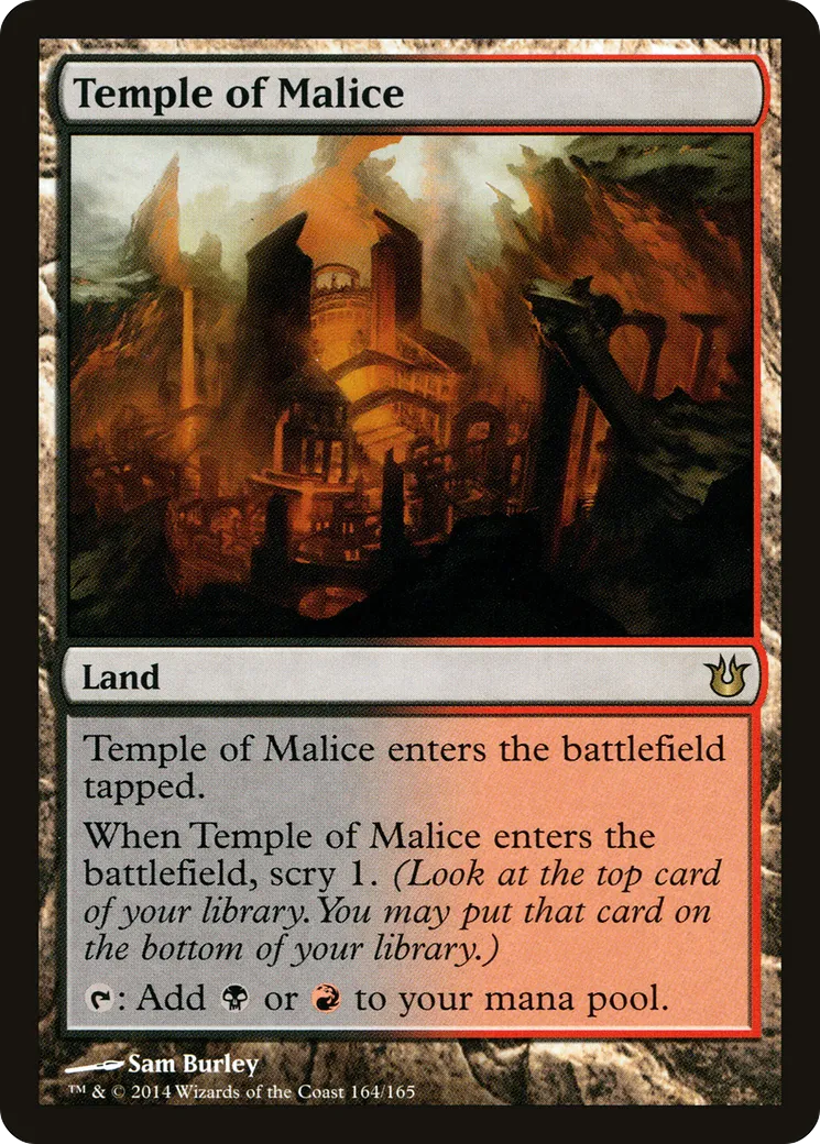Temple de la malice — Born of the Gods — Magic: The Gathering