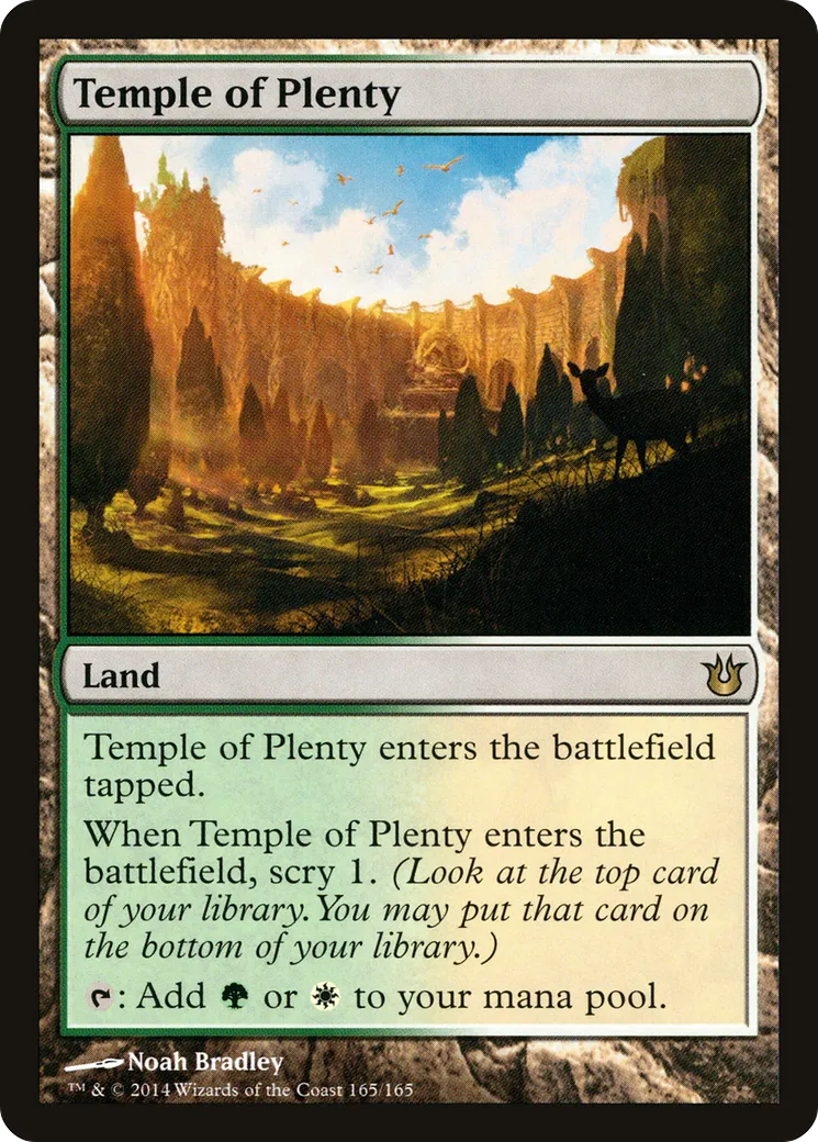 Temple de la profusion — Born of the Gods — Magic: The Gathering