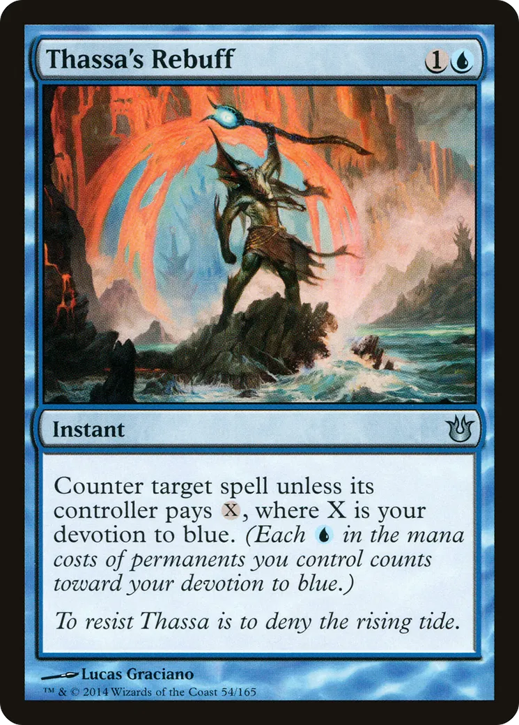 Thassa's Rebuff — Born of the Gods — Magic: The Gathering