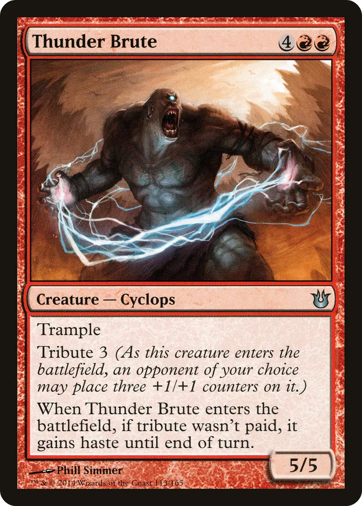 Brute du tonnerre — Born of the Gods — Magic: The Gathering