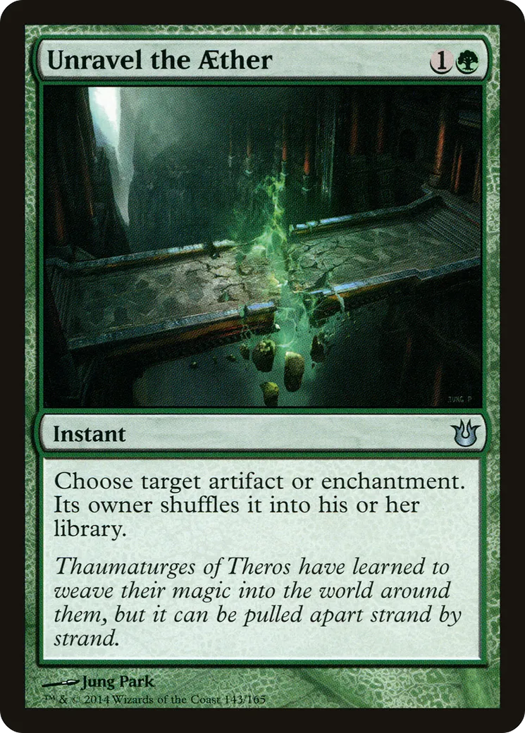 Détissage de l'Aether — Born of the Gods — Magic: The Gathering