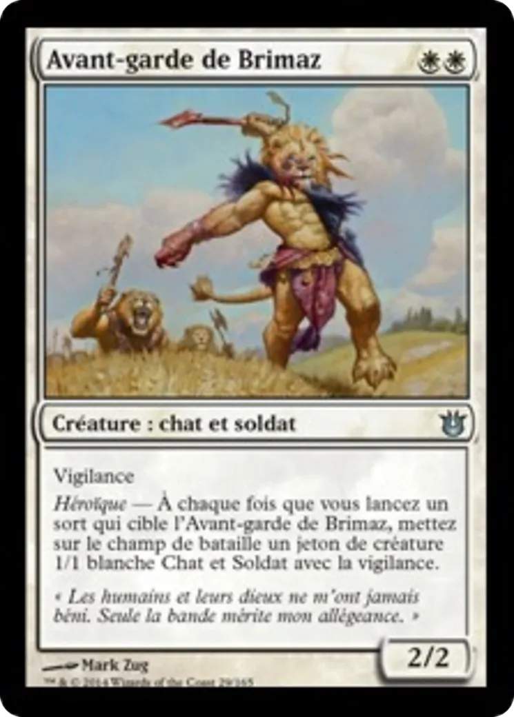 Avant-garde de Brimaz — Born of the Gods — Magic: The Gathering