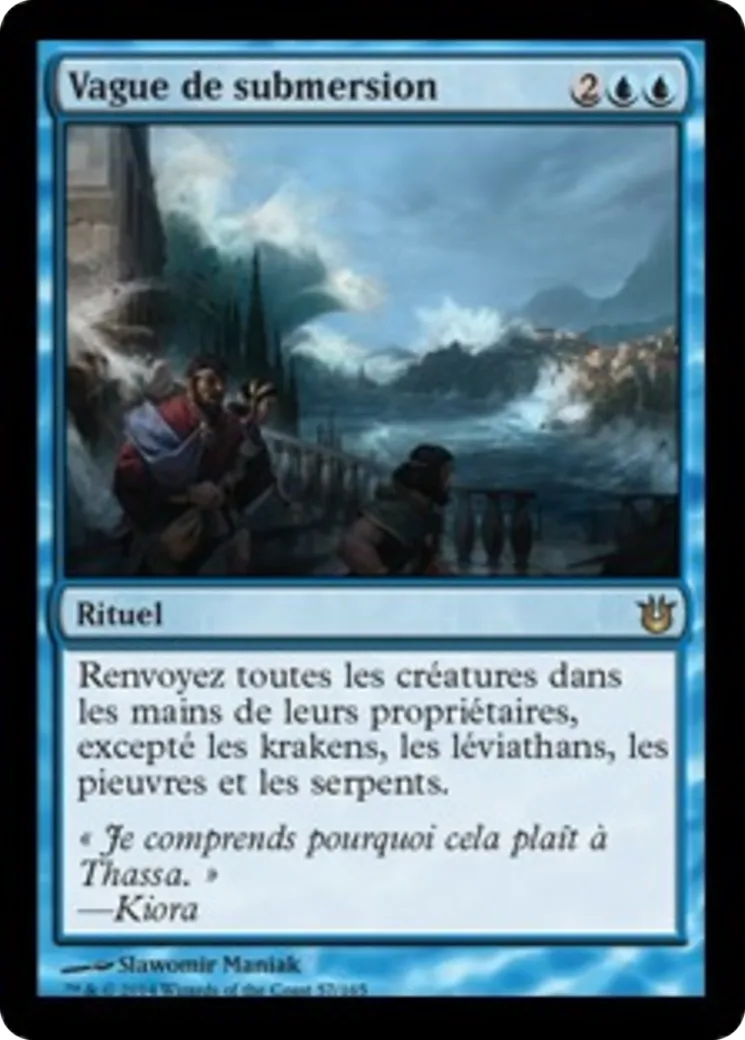 Vague de submersion — Born of the Gods — Magic: The Gathering