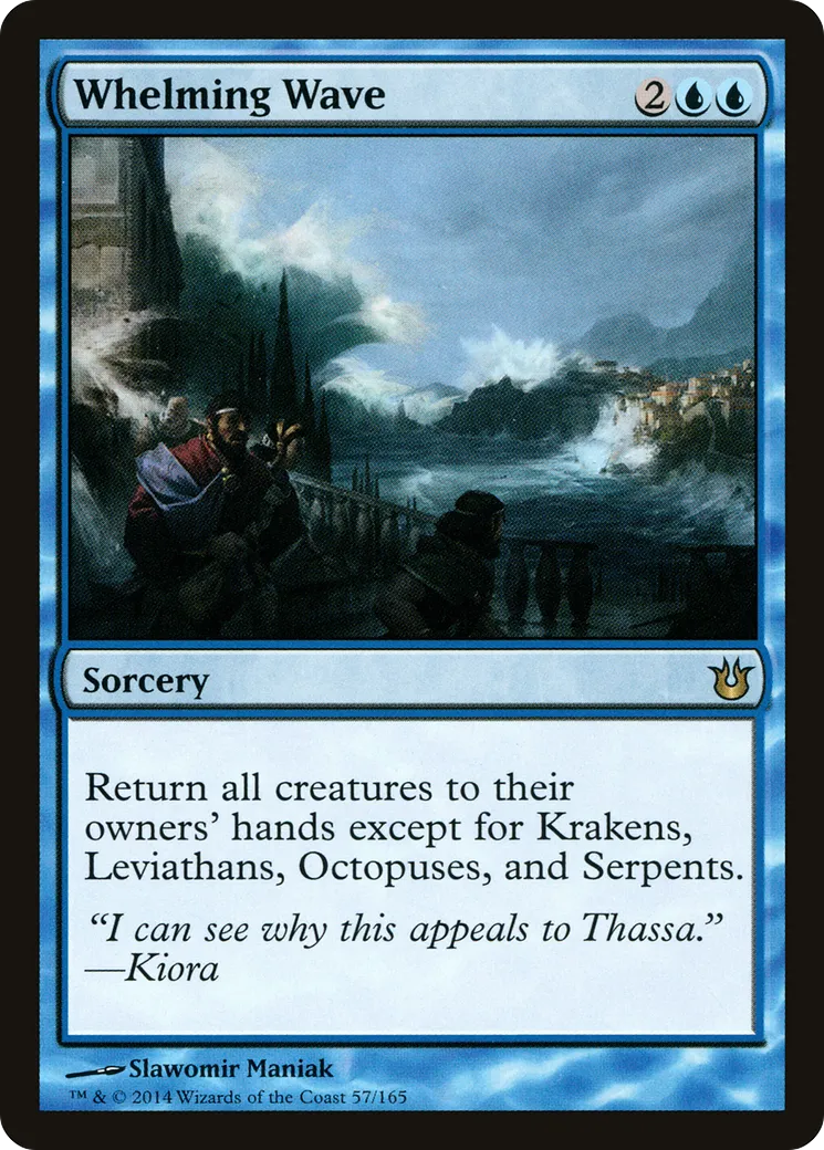 Whelming Wave — Born of the Gods — Magic: The Gathering