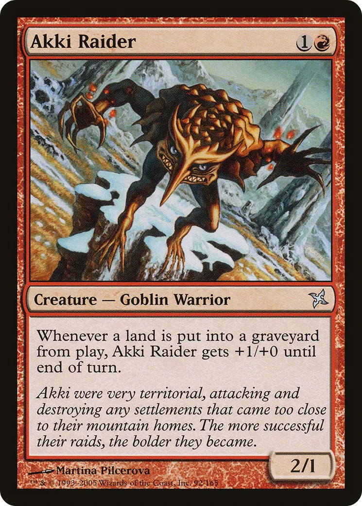 Pillard akki — Betrayers of Kamigawa — Magic: The Gathering