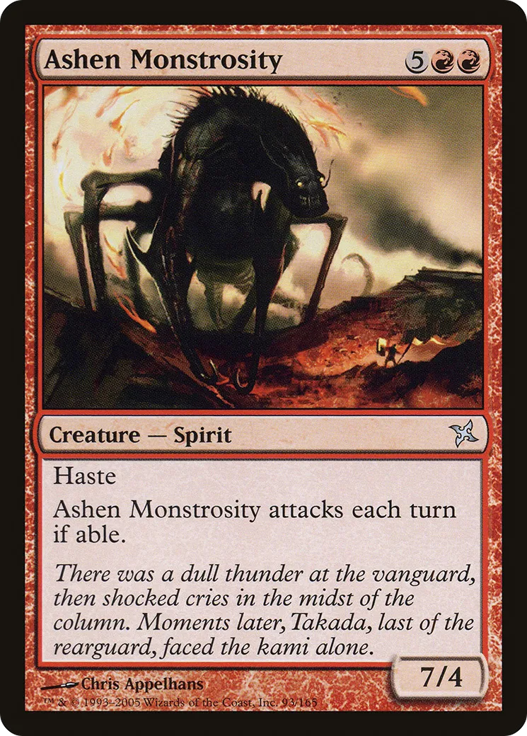 Ashen Monstrosity — Betrayers of Kamigawa — Magic: The Gathering