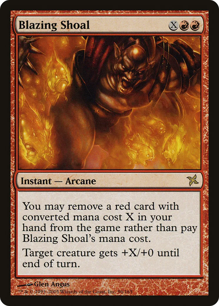 Blazing Shoal — Betrayers of Kamigawa — Magic: The Gathering