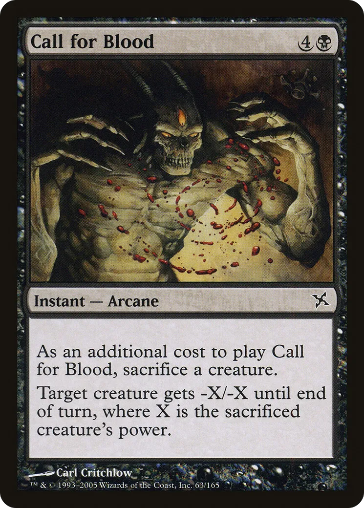 Call for Blood — Betrayers of Kamigawa — Magic: The Gathering