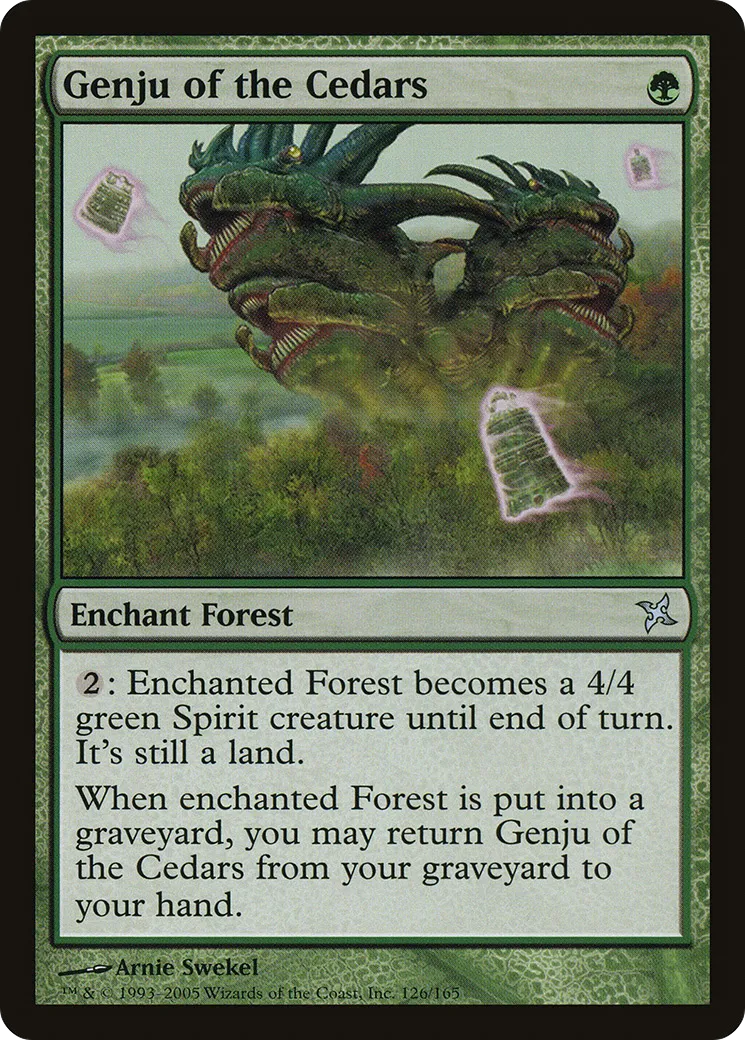 Genju des cèdres — Betrayers of Kamigawa — Magic: The Gathering