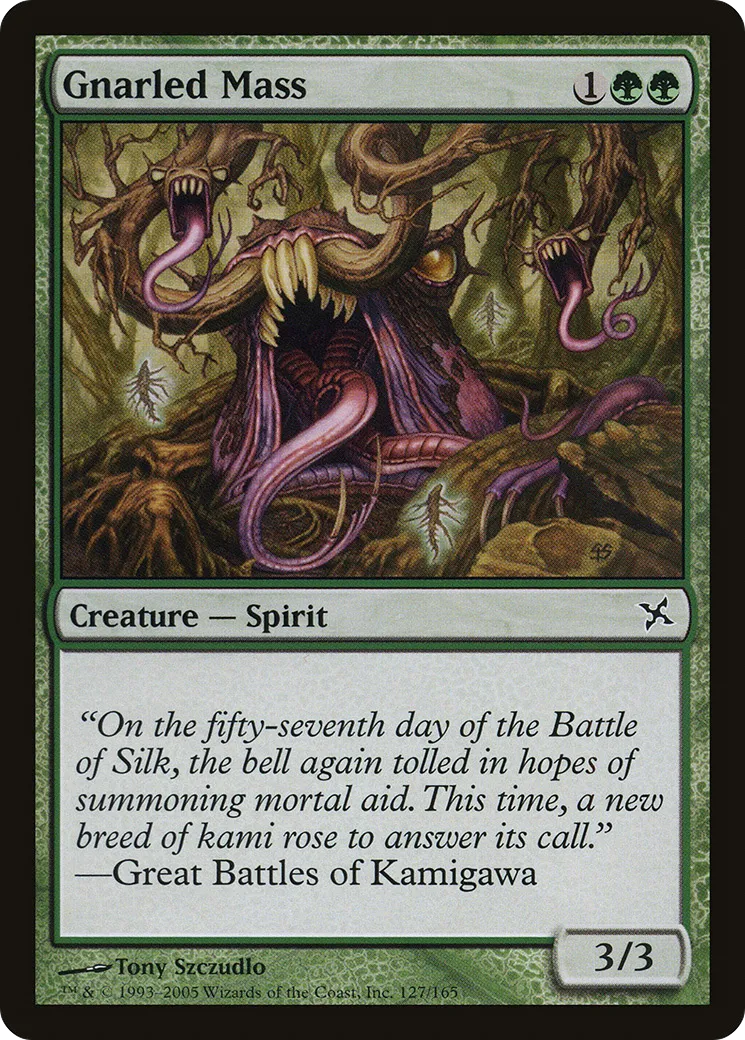 Gnarled Mass — Betrayers of Kamigawa — Magic: The Gathering