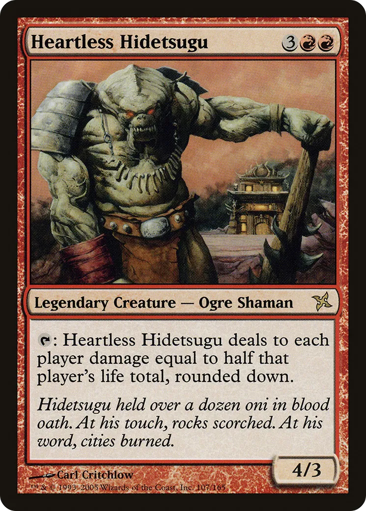 Heartless Hidetsugu — Betrayers of Kamigawa — Magic: The Gathering